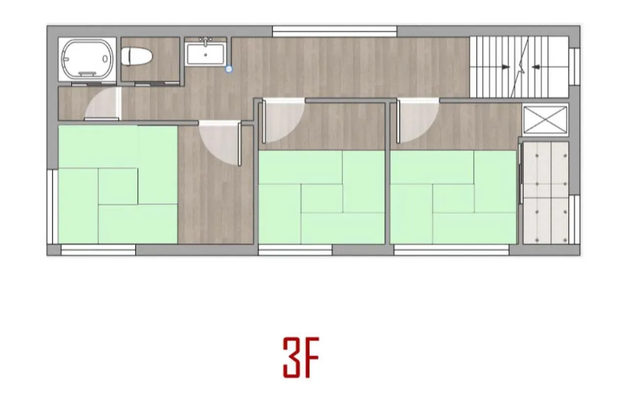 Vila Osaka Senju Big Tatami House Max 16Ppl Direct To Kix Airport Prázdninový dům