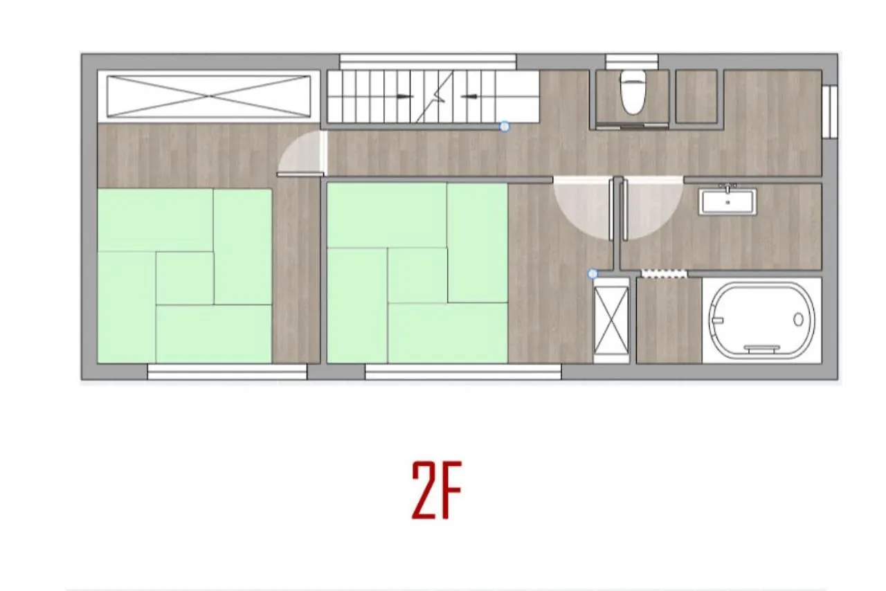 Osaka Senju Big Tatami House Max 16Ppl Direct To Kix Airport Villa 0*,